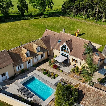 Сasa de vacaciones Luxe Et Sérénité : Jacuzzi, Sauna, Piscine Chauffée, Home-cinéma Et Près Du Mans - Fr-1-410-396 Yvré-lʼÉvêque